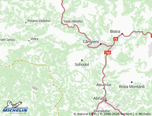Carte MICHELIN Bobărești - ViaMichelin