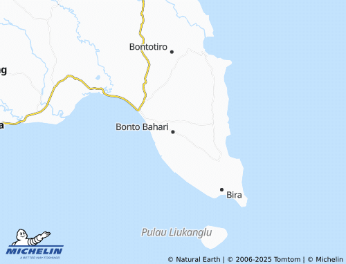 MICHELIN Bonto Bahari map - ViaMichelin