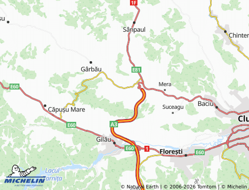 Kaart MICHELIN Viștea - ViaMichelin