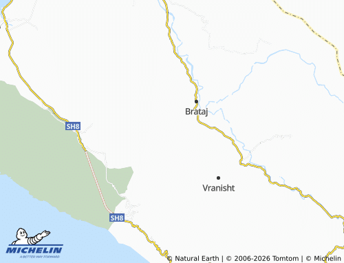 Carte MICHELIN Tërbaç - ViaMichelin