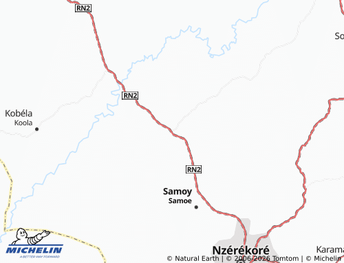 Kaart MICHELIN Niambala - ViaMichelin