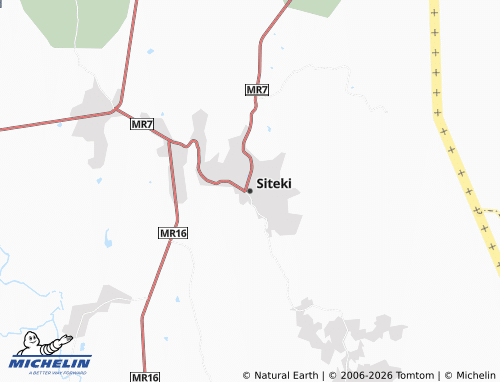 MICHELIN Siteki map - ViaMichelin