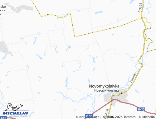 MICHELIN Bohdanivka map - ViaMichelin