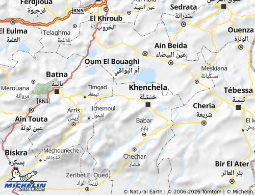 MICHELIN-Landkarte Qayis - ViaMichelin