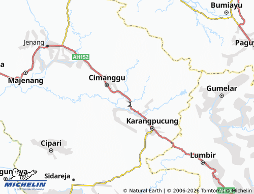MICHELIN Panimbang map - ViaMichelin