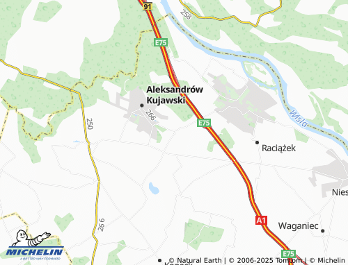 Mapa MICHELIN Stawki - ViaMichelin