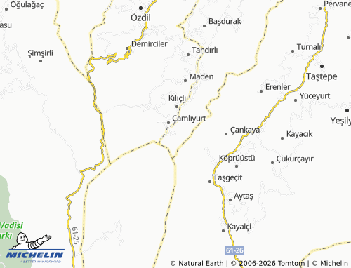 Mappa MICHELIN İşhan - ViaMichelin