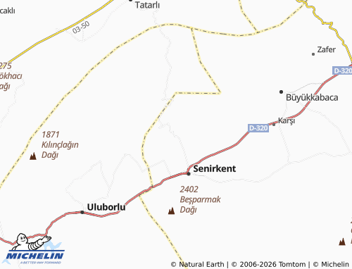 Mappa MICHELIN Uluğbey - ViaMichelin