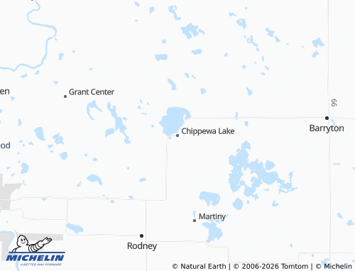 Mappa MICHELIN Chippewa Lake - ViaMichelin