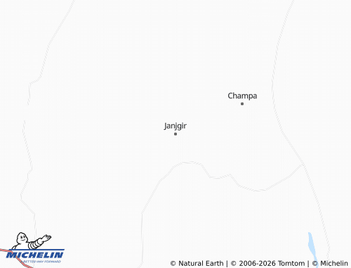 Carte MICHELIN Janjgir - ViaMichelin