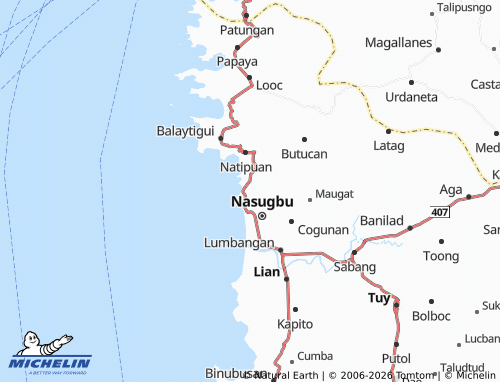 MICHELIN Pantalan map - ViaMichelin