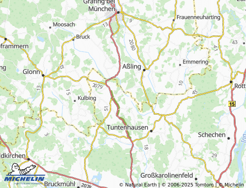 MICHELIN-Landkarte Thal - ViaMichelin
