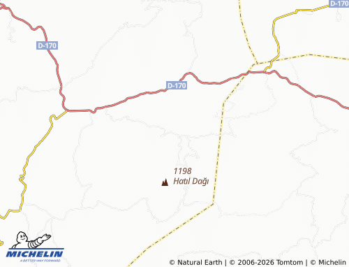MICHELIN Aksaklar map - ViaMichelin