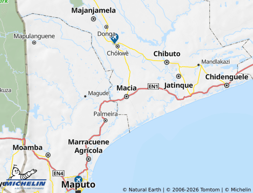 Mappa MICHELIN Bilene - ViaMichelin