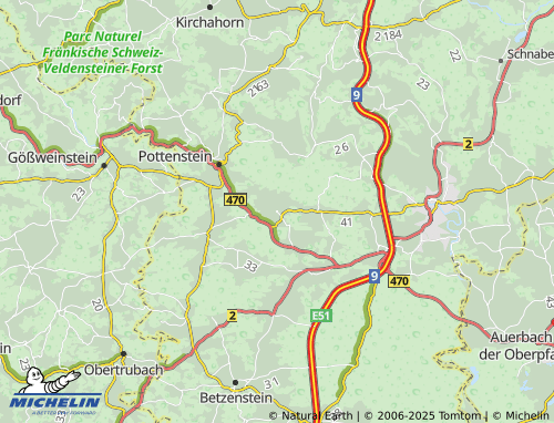 Kaart MICHELIN Elbersberg - ViaMichelin
