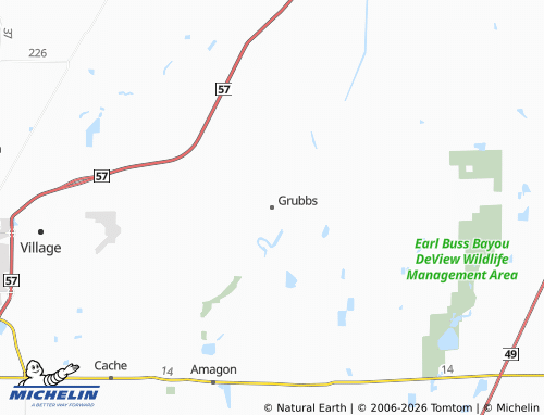 Mappa MICHELIN Grubbs - ViaMichelin