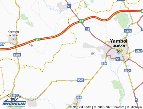 Mapa MICHELIN Bezmer - ViaMichelin