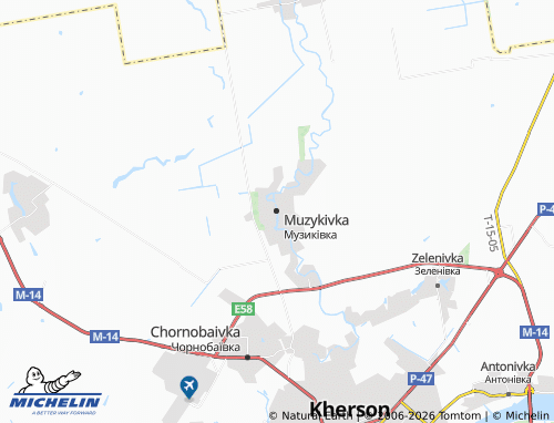 Mappa MICHELIN Muzykivka - ViaMichelin