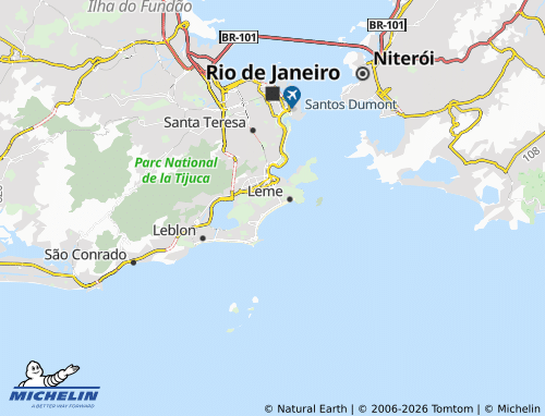Mapa MICHELIN Copacabana - ViaMichelin