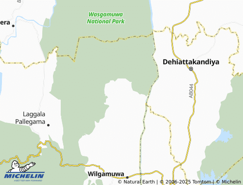 MICHELIN Palupitiya map - ViaMichelin