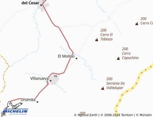 Carte MICHELIN El Molino - ViaMichelin
