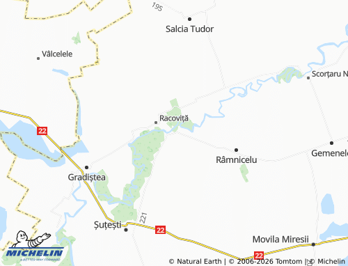 Mapa MICHELIN Constantinești - ViaMichelin