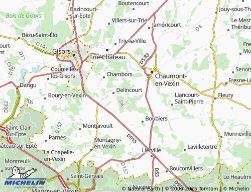 MICHELIN-Landkarte Reilly - ViaMichelin