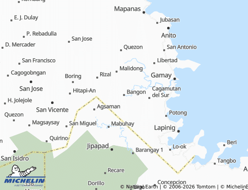 MICHELIN Bangon map - ViaMichelin
