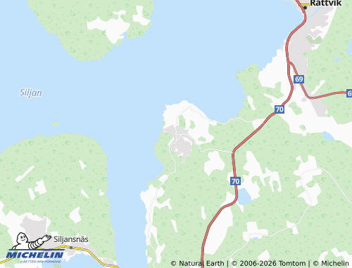 MICHELIN Tällberg map - ViaMichelin