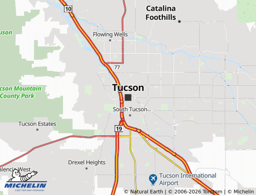 Mappa MICHELIN Tucson - ViaMichelin