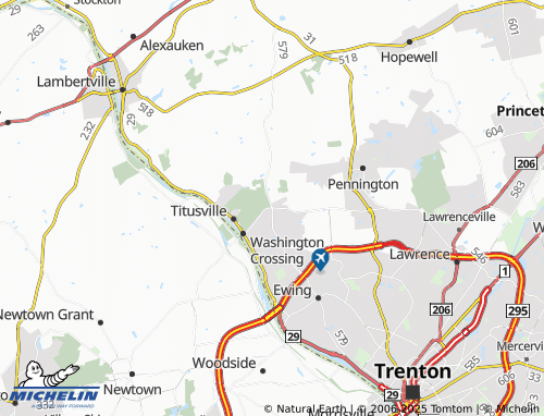 MICHELIN-Landkarte Bear Tavern - ViaMichelin