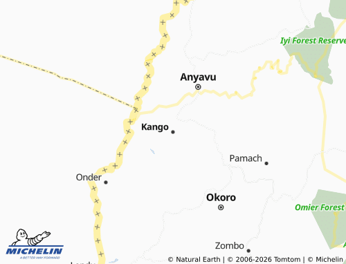Mapa MICHELIN Kango - ViaMichelin