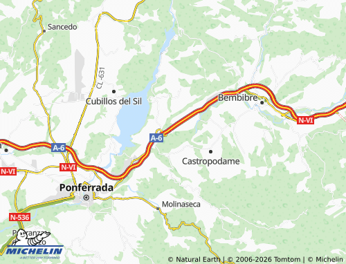 Mapa MICHELIN Almázcara - ViaMichelin