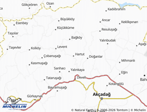 MICHELIN Hartut map - ViaMichelin