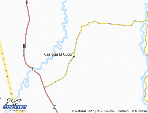 MICHELIN Casigua El Cubo map - ViaMichelin