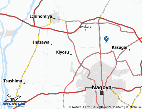 Mappa MICHELIN Kiyosu - ViaMichelin