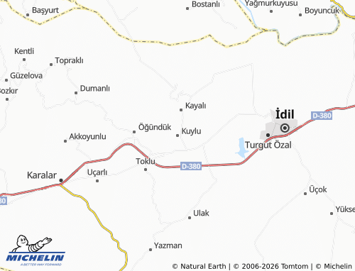 MICHELIN Kuylu map - ViaMichelin