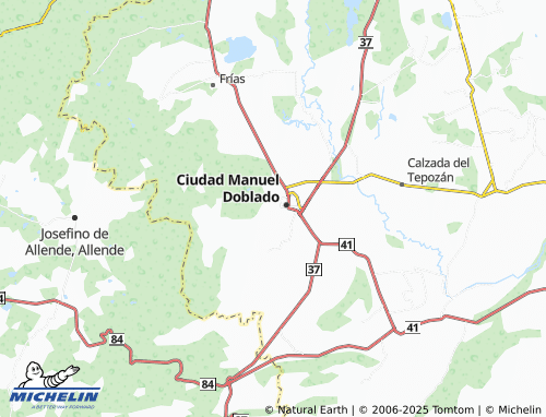 MICHELIN Del Carmen map - ViaMichelin