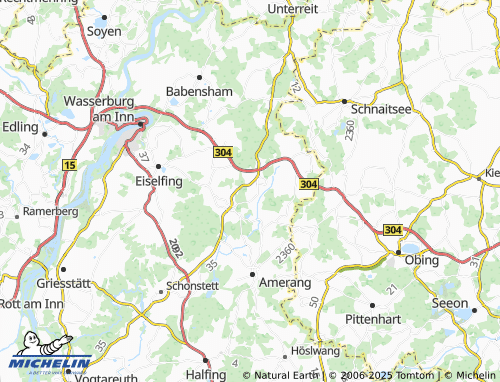 MICHELIN Hohenöd map - ViaMichelin