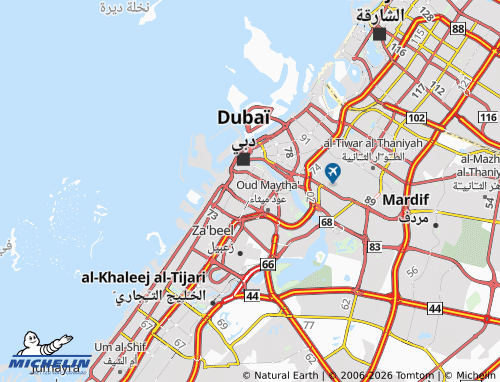 MICHELIN Mankhool map - ViaMichelin