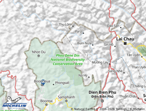 MICHELIN Mường Nhé map - ViaMichelin