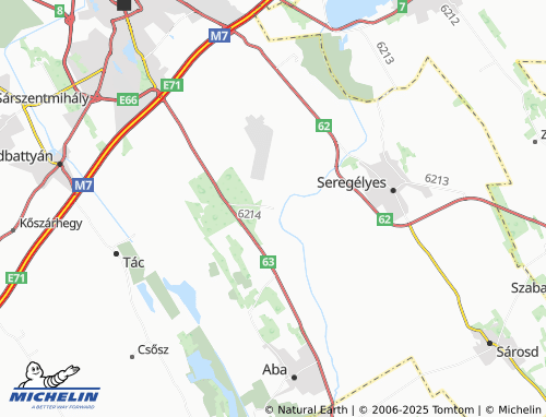 Carte MICHELIN Belsőbáránd - ViaMichelin
