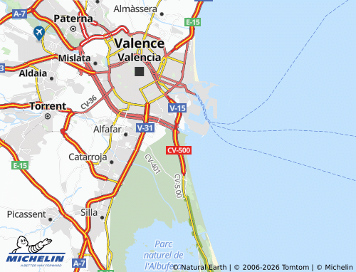 Mapa MICHELIN Pinedo - ViaMichelin