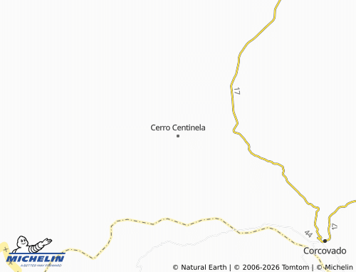MICHELIN-Landkarte Cerro Centinela - ViaMichelin