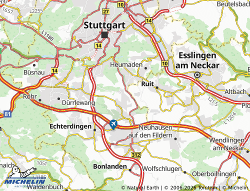 MICHELIN Birkach map - ViaMichelin