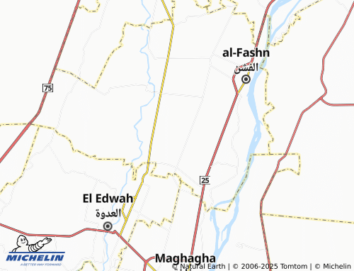 MICHELIN Nazlet Aqfahas map - ViaMichelin