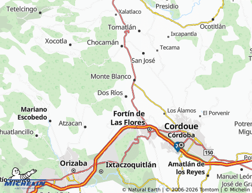 Mappa MICHELIN Dos Ríos - ViaMichelin