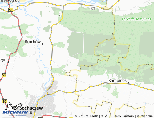MICHELIN Lasocin map - ViaMichelin