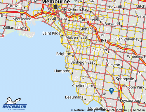Mapa MICHELIN Brighton - ViaMichelin