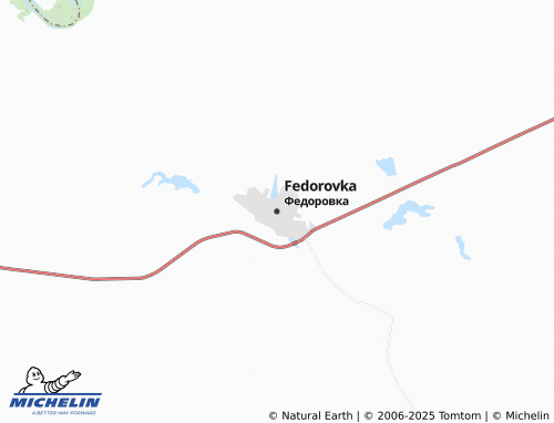 MICHELIN-Landkarte Fedorovka - ViaMichelin